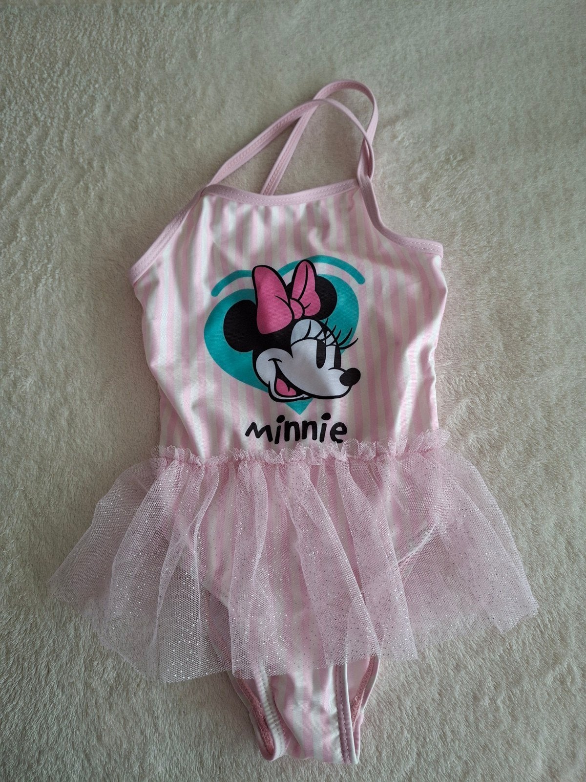 Minnie Mouse badpak maat 92, Meisje, Minnie Mouse, Badpak, Nieuw