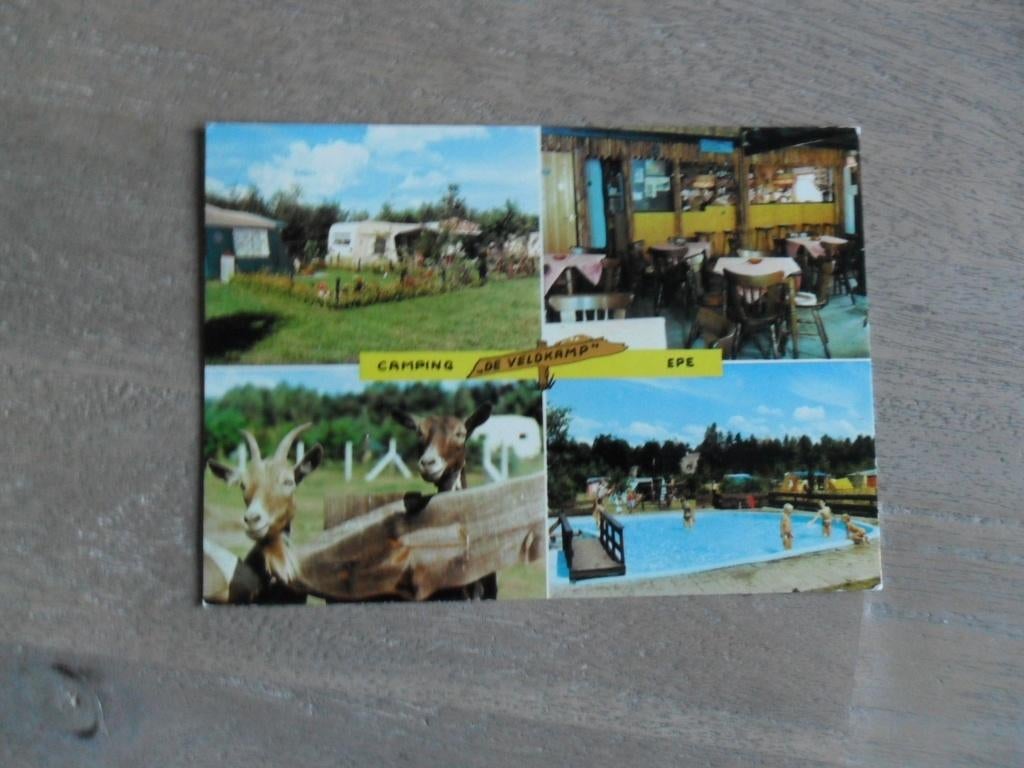 Epe, camping de Veldkamp/interieur/zwembad 1979, Verzenden, 1960 tot 1980, Gelopen, Gelderland