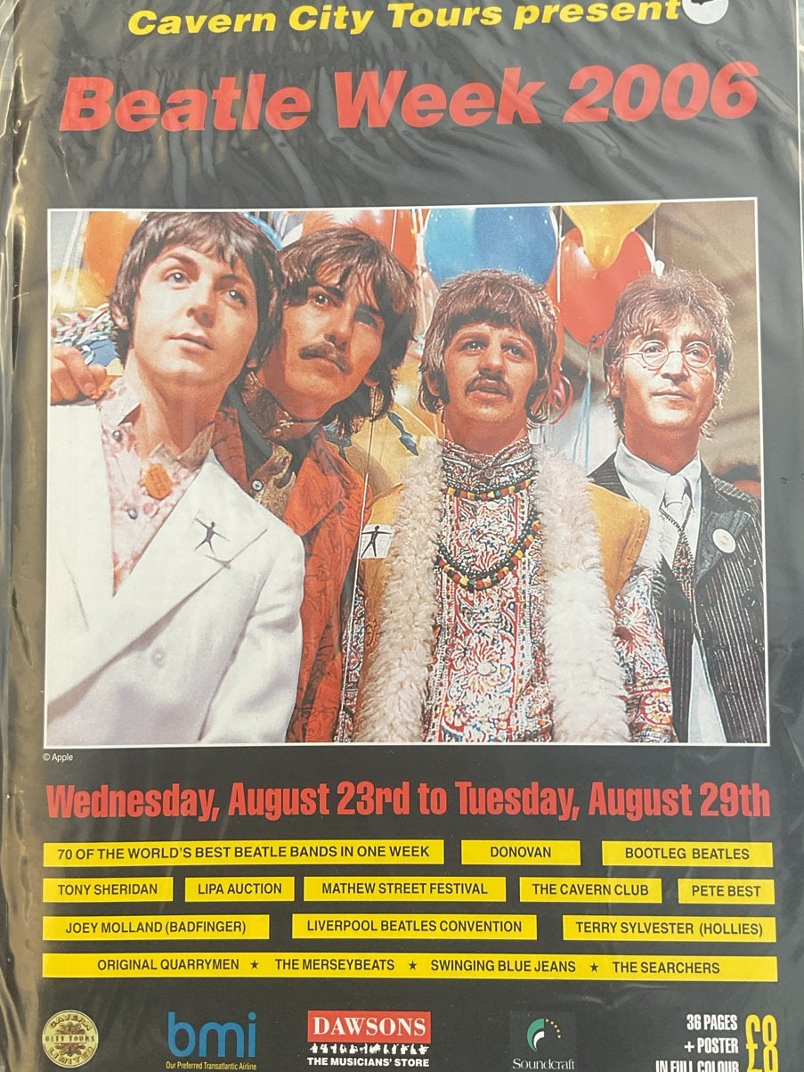 Beatle Week 2006 Programma Boekje + Poster, Verzenden, Nieuw, Artiest