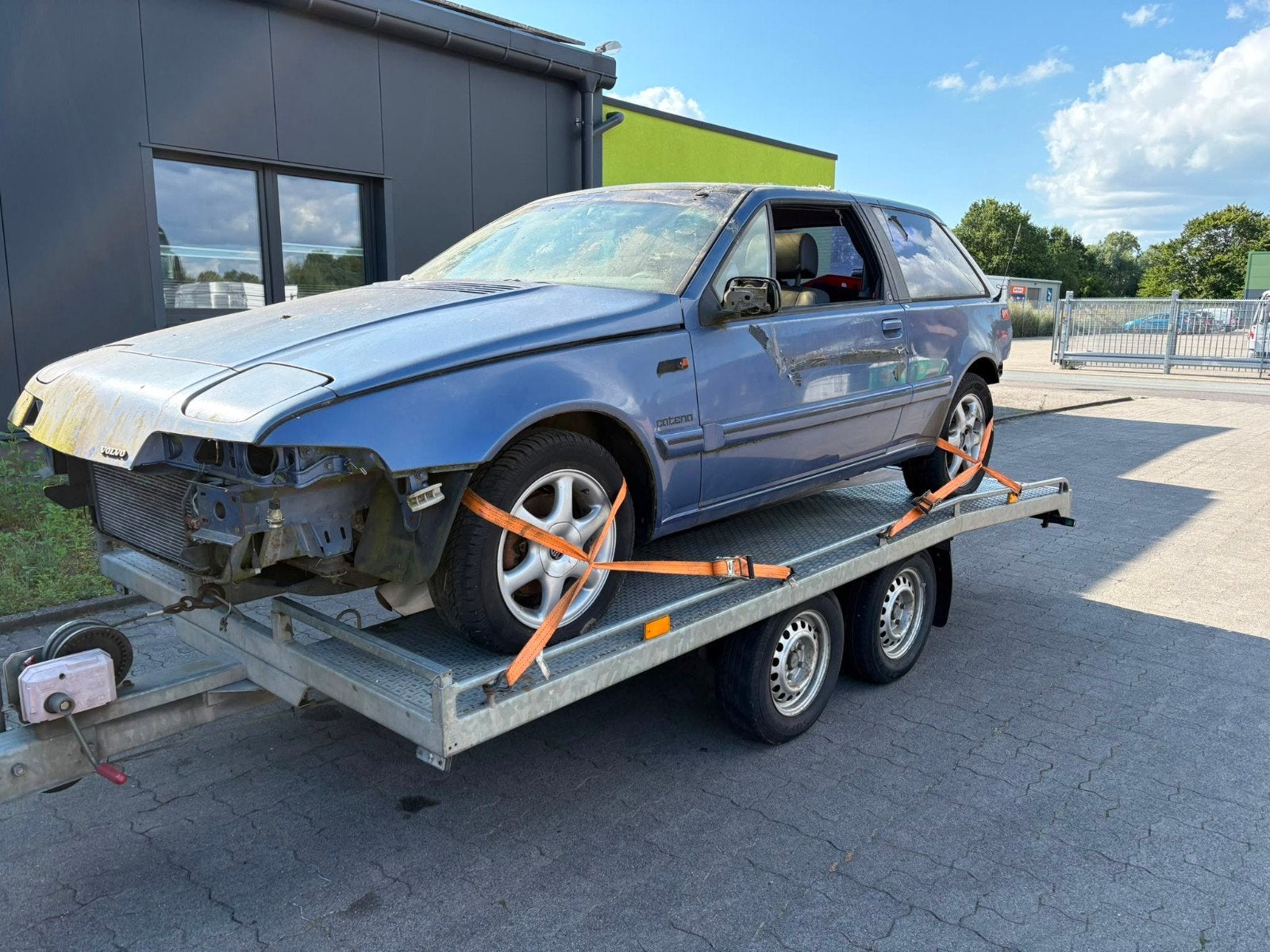 volvo 480 loop of sloop  shuurvonst gezocht, Ophalen, Volvo, Achterklep