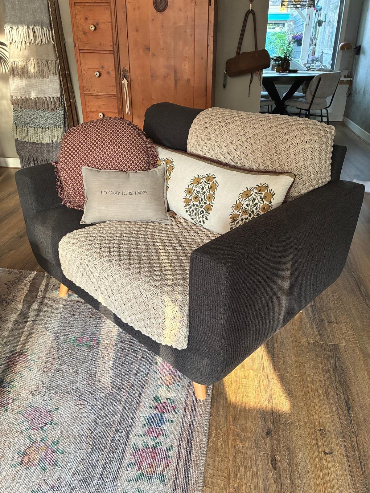 Loveseat Z.g.a.n, Ophalen, Zo goed als nieuw, 75 tot 100 cm