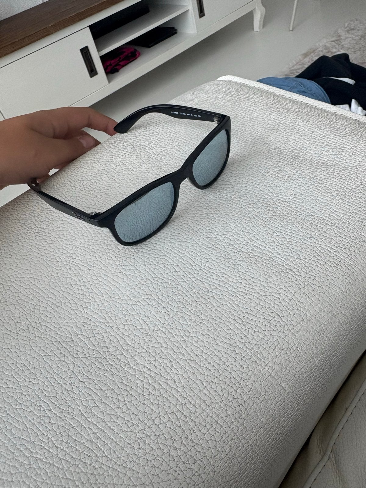 Ray-Ban Zonnebril - Zwart met spiegelglazen, Zonnebril, Zwart, Ophalen of Verzenden, Zo goed als nieuw