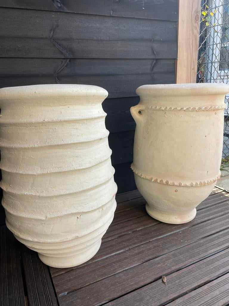 Tamegroute Plantenpot - M, L, XL - Marokko - Authentiek, Tuin en Terras, Bloempotten, Ophalen, Rond, Nieuw, Balkon
