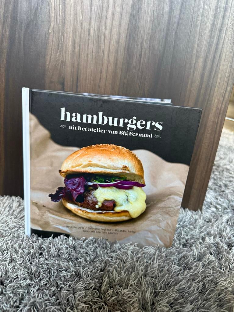 Hamburgers uit het atelier van Big Fernand kookboek, Ophalen of Verzenden, Zo goed als nieuw, Overige gebieden, Hoofdgerechten
