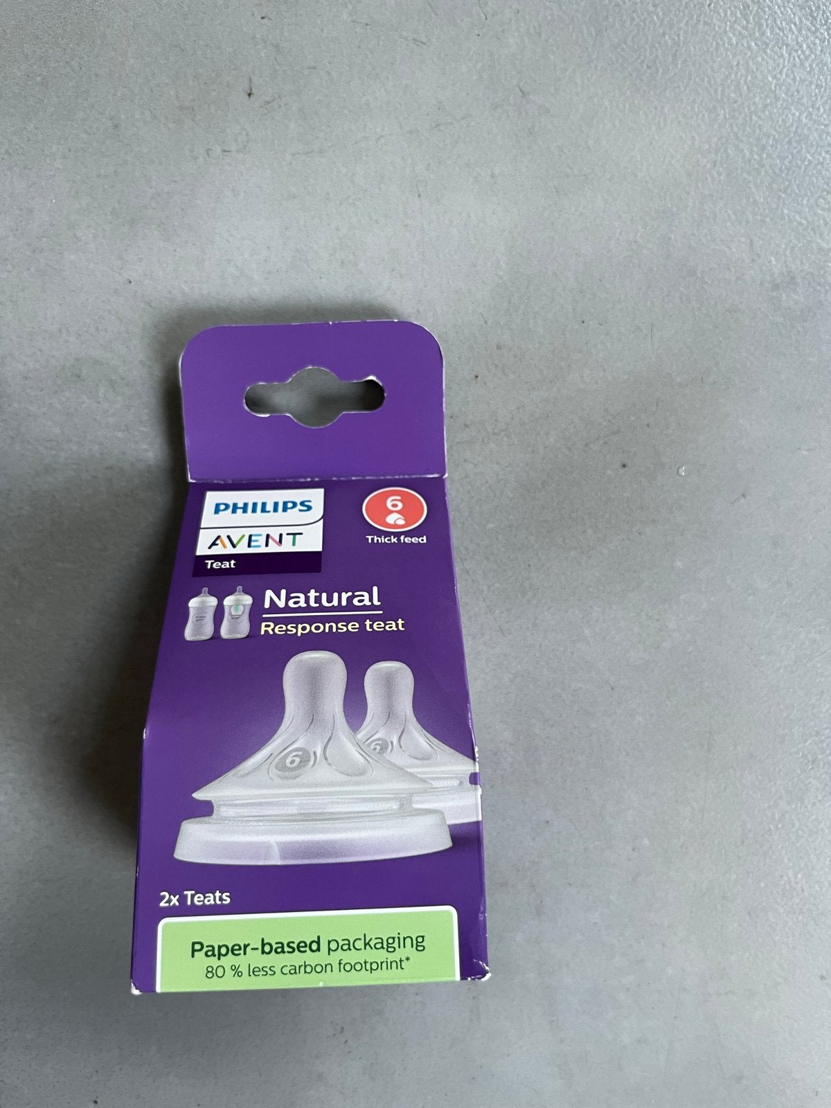 Nieuwe Philips Avent Natural Response speen (2x) - teat 6, Ophalen, Nieuw, Speen, Philips Avent