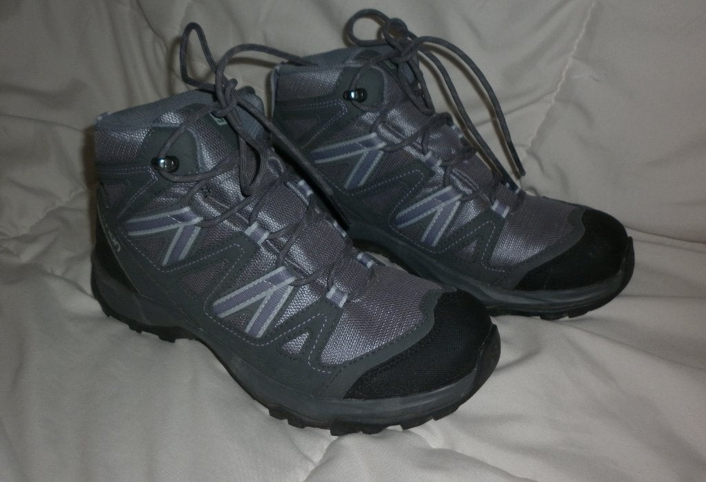 (berg) wandelschoenen maat  39,5 merk : Salomon, Salomon, Grijs, Gedragen, Wandelschoenen