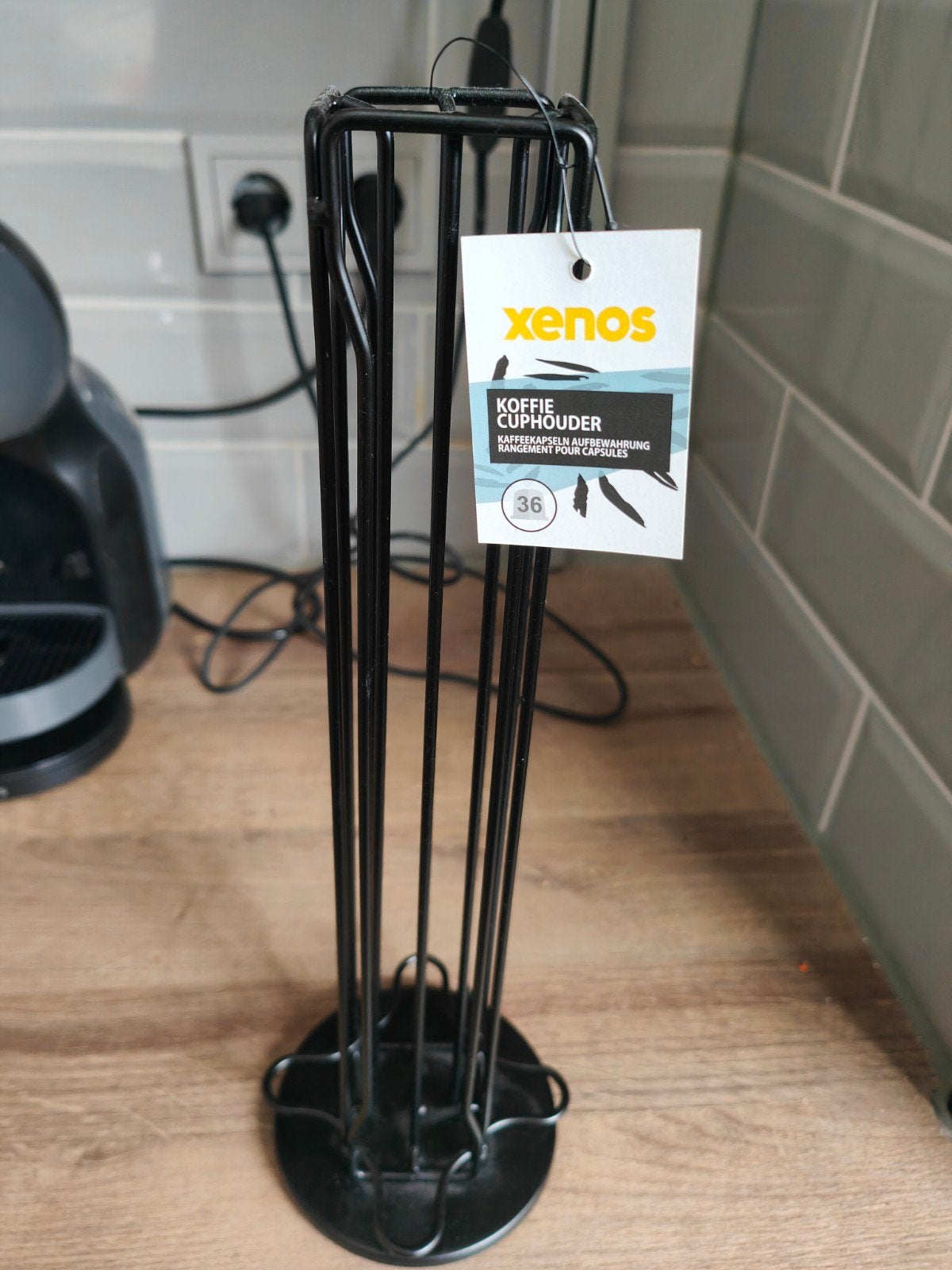 Xenos Koffie Cuphouder - Capsulehouder voor 36 capsules, Ophalen of Verzenden, Nieuw, Koffiemachine