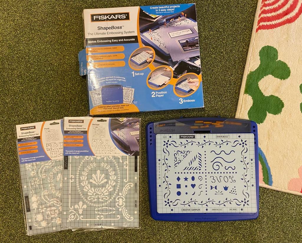 Fiskars Shapeboss - Embossing system, Ophalen of Verzenden, Zo goed als nieuw, Gereedschap of Toebehoren