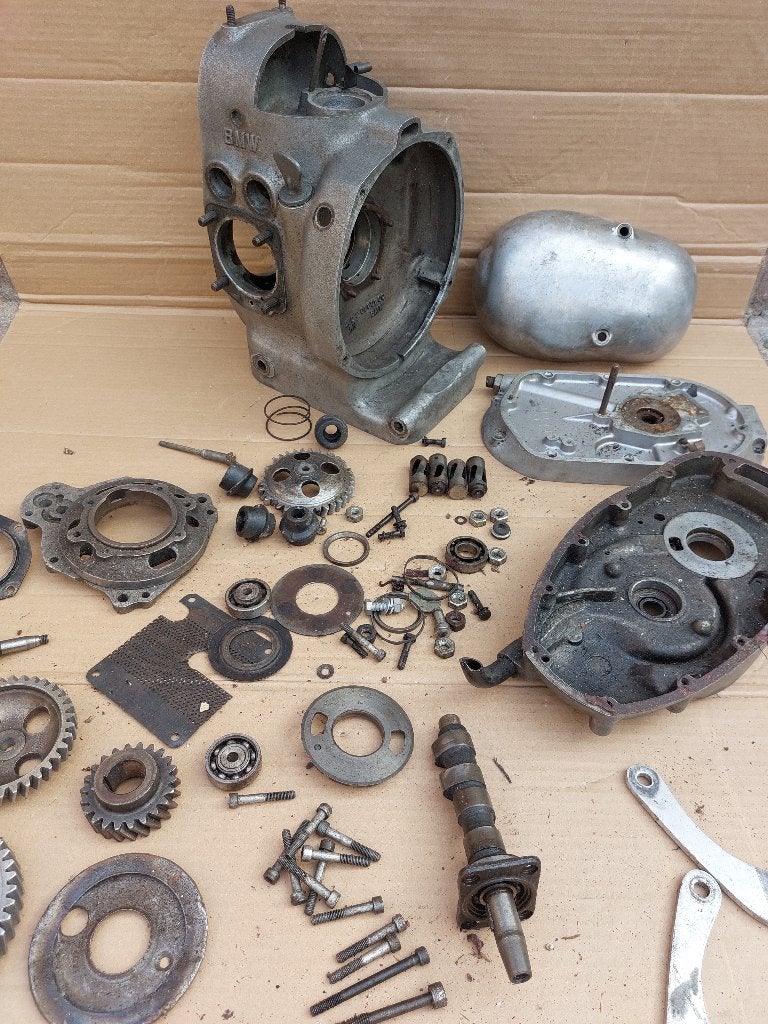 BMW R50 motorblok onderdelen tandwiel motor, Motoren, Ophalen of Verzenden