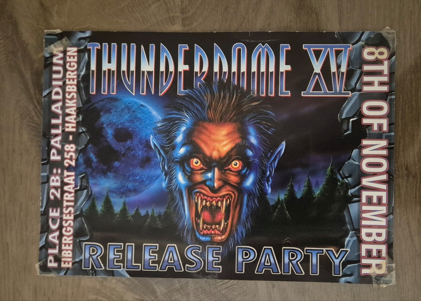 Thunderdome flyer, Verzamelen, Ophalen of Verzenden