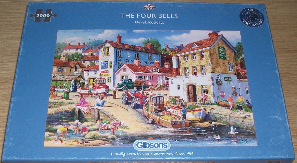 Puzzel *** THE FOUR BELLS *** 2000 stukjes Gibsons, Ophalen of Verzenden, Meer dan 1500 stukjes, Zo goed als nieuw, Legpuzzel