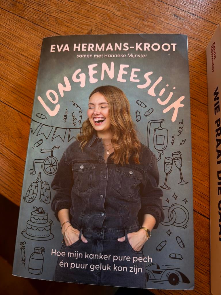 2 boeken: Longeneeslijk & Wie praat die gaat, Ophalen of Verzenden, Gelezen