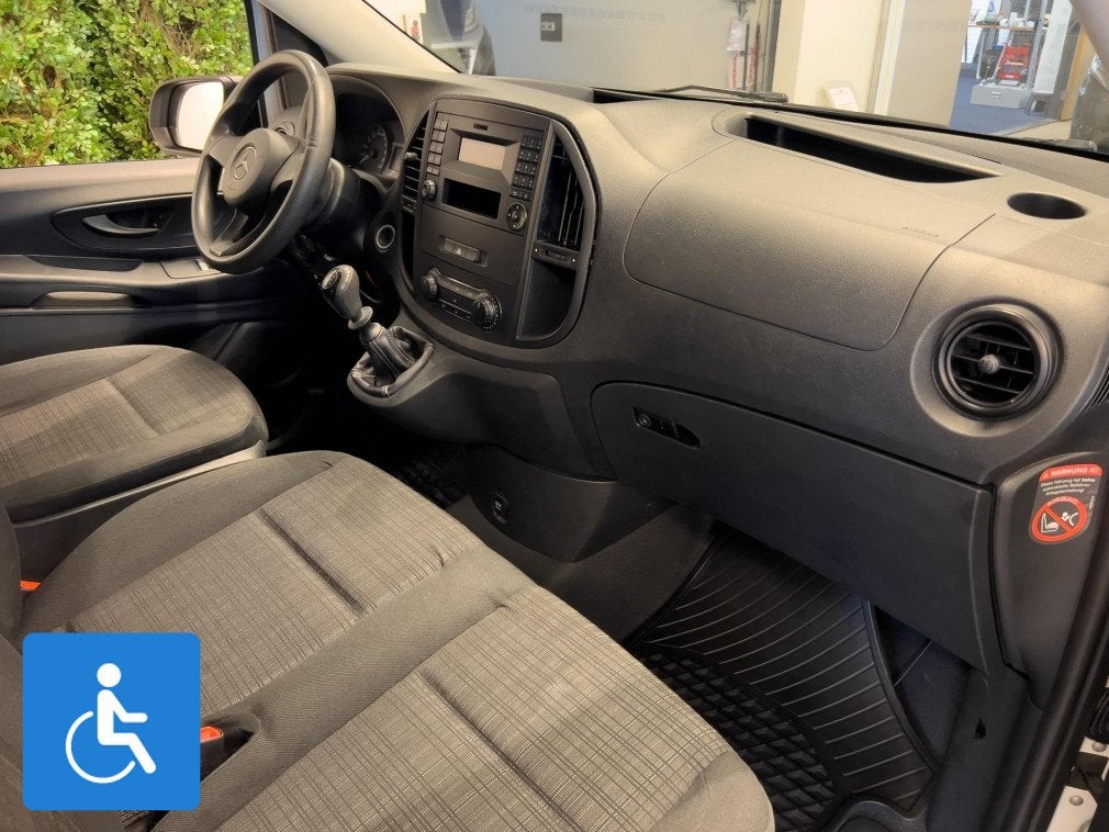 Mercedes-Benz Vito (bj 2017), Auto's, Mercedes-Benz, Stof, Gebruikt, Parkeersensor, Wit