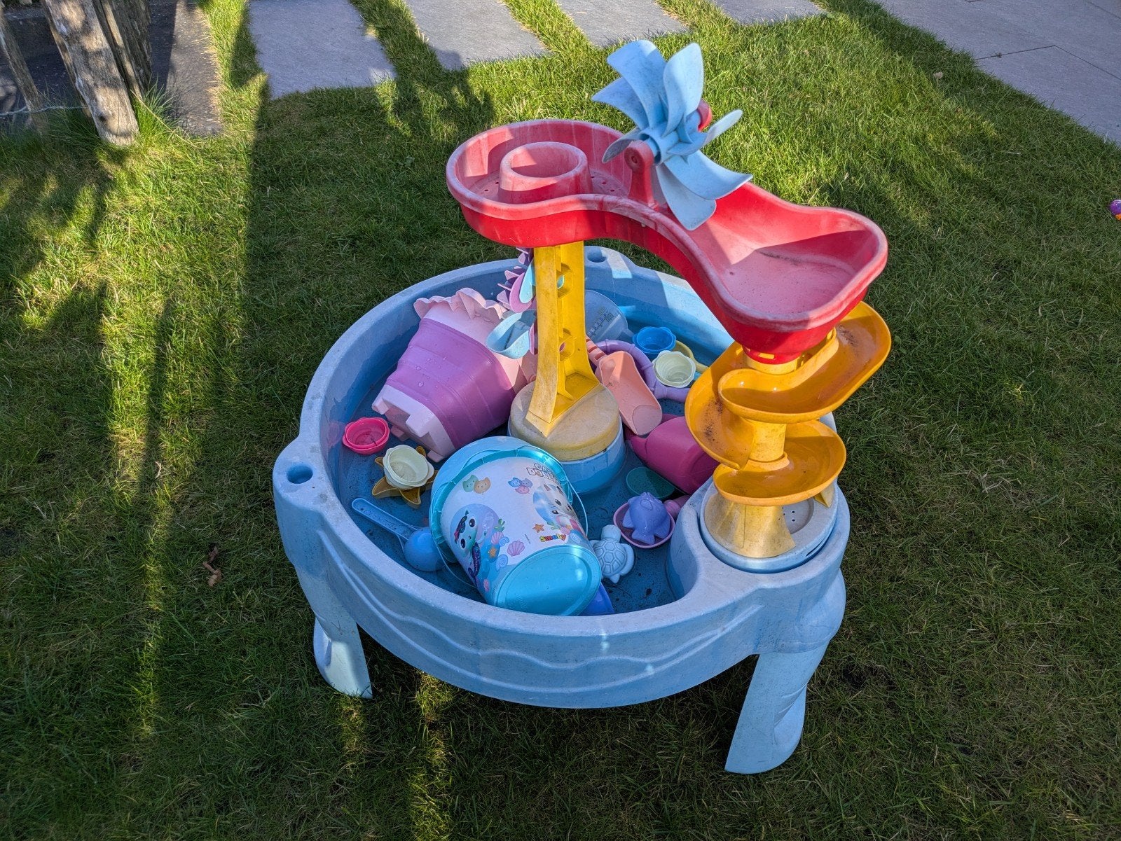 Watertafel met toebehoren, Kinderen en Baby's, Speelgoed | Buiten | Zandbakken, Ophalen, Gebruikt