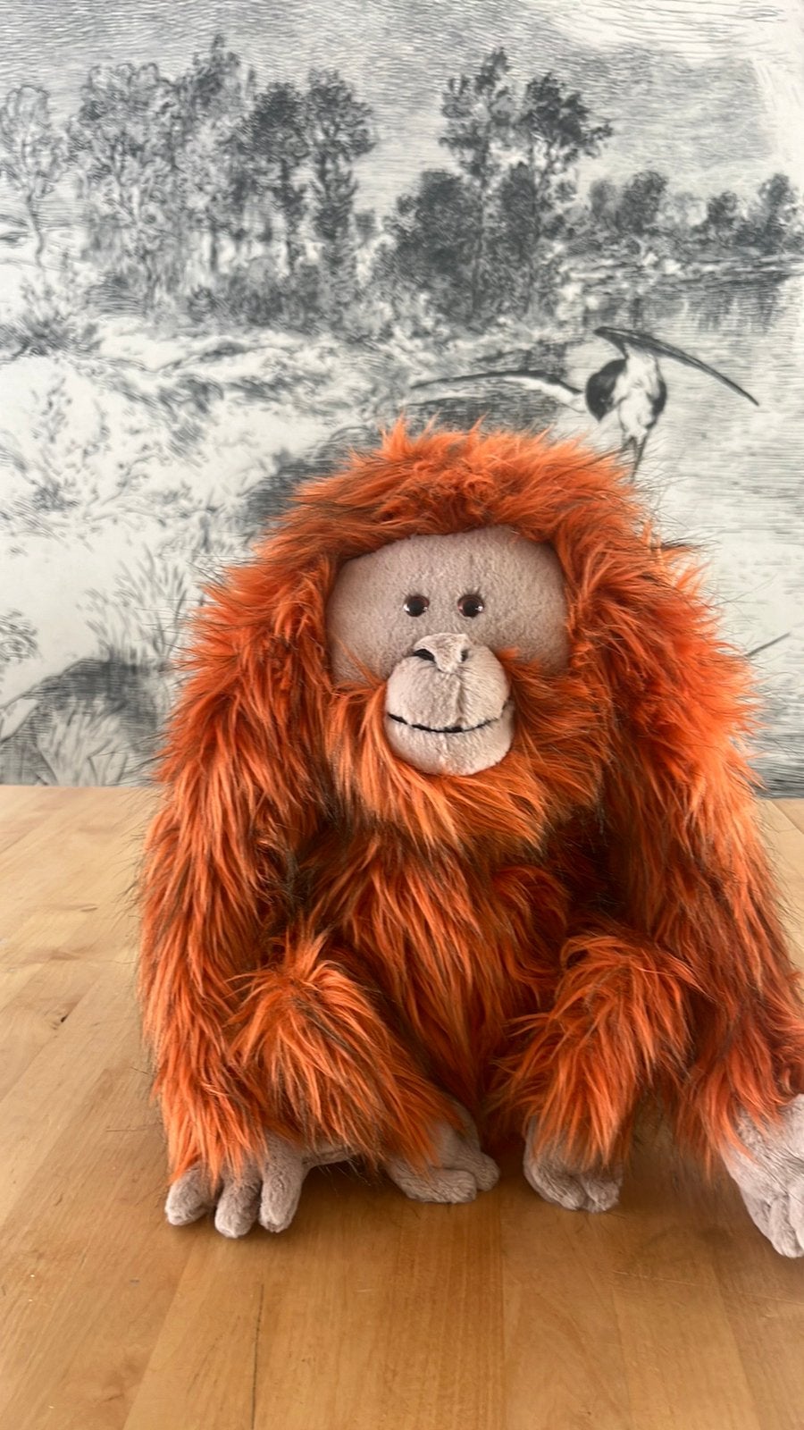 Oswald reitred jellycat oerang-oetang, Verzamelen, Spaarpotten, Ophalen of Verzenden, Zo goed als nieuw, Overige materialen, Dier