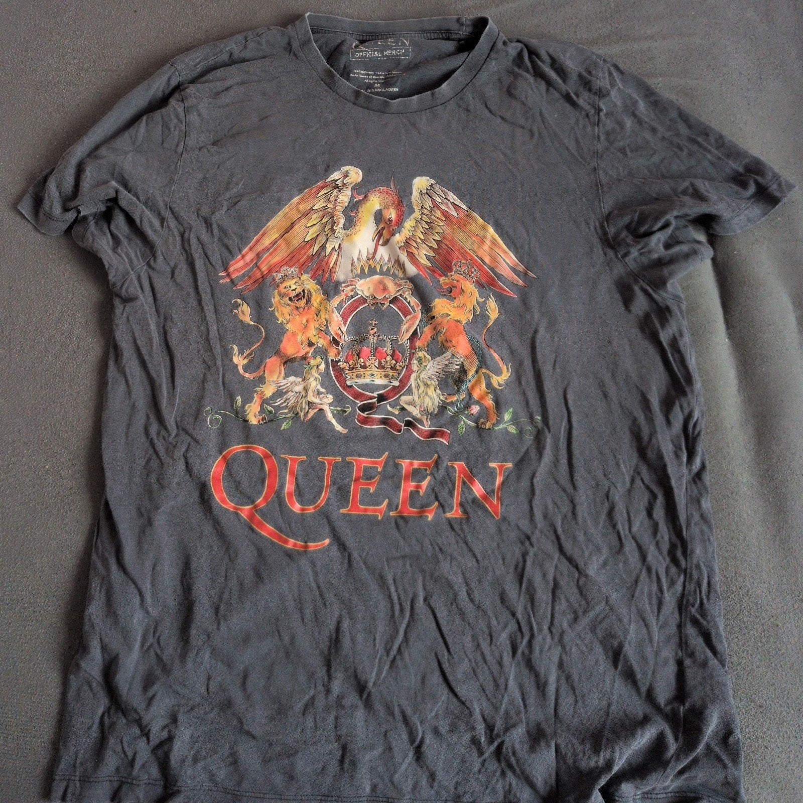 QUEEN SHIRT, Maat 48/50 (M), Ophalen of Verzenden, Queen official, Grijs