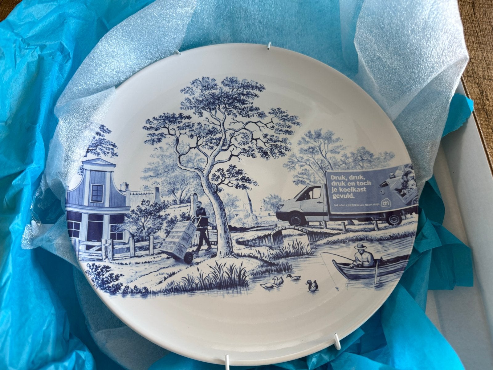 Albert Heijn Zaansch Blauw Bord #02 - Limited Edition, Ophalen of Verzenden