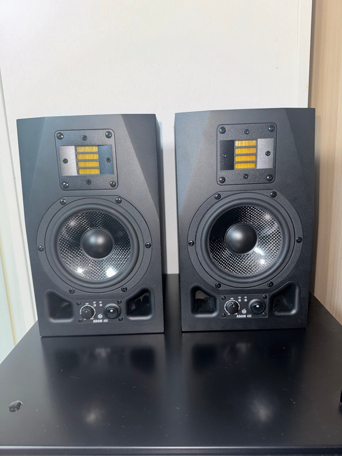 Adam Audio A5X Studiomonitoren (set) met originele doos, Ophalen, Zo goed als nieuw, Overige merken