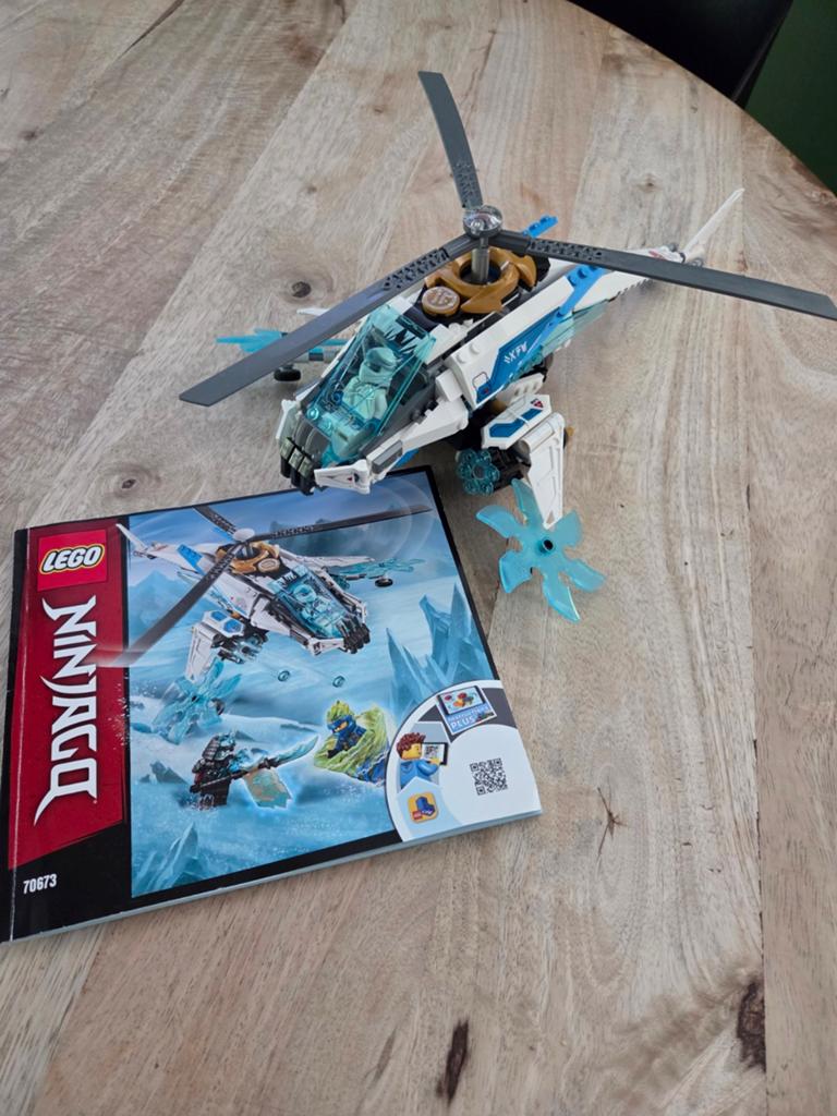 Lego ninjago 70673, Overige merken, 1:72 tot 1:144, Helikopter, Ophalen of Verzenden