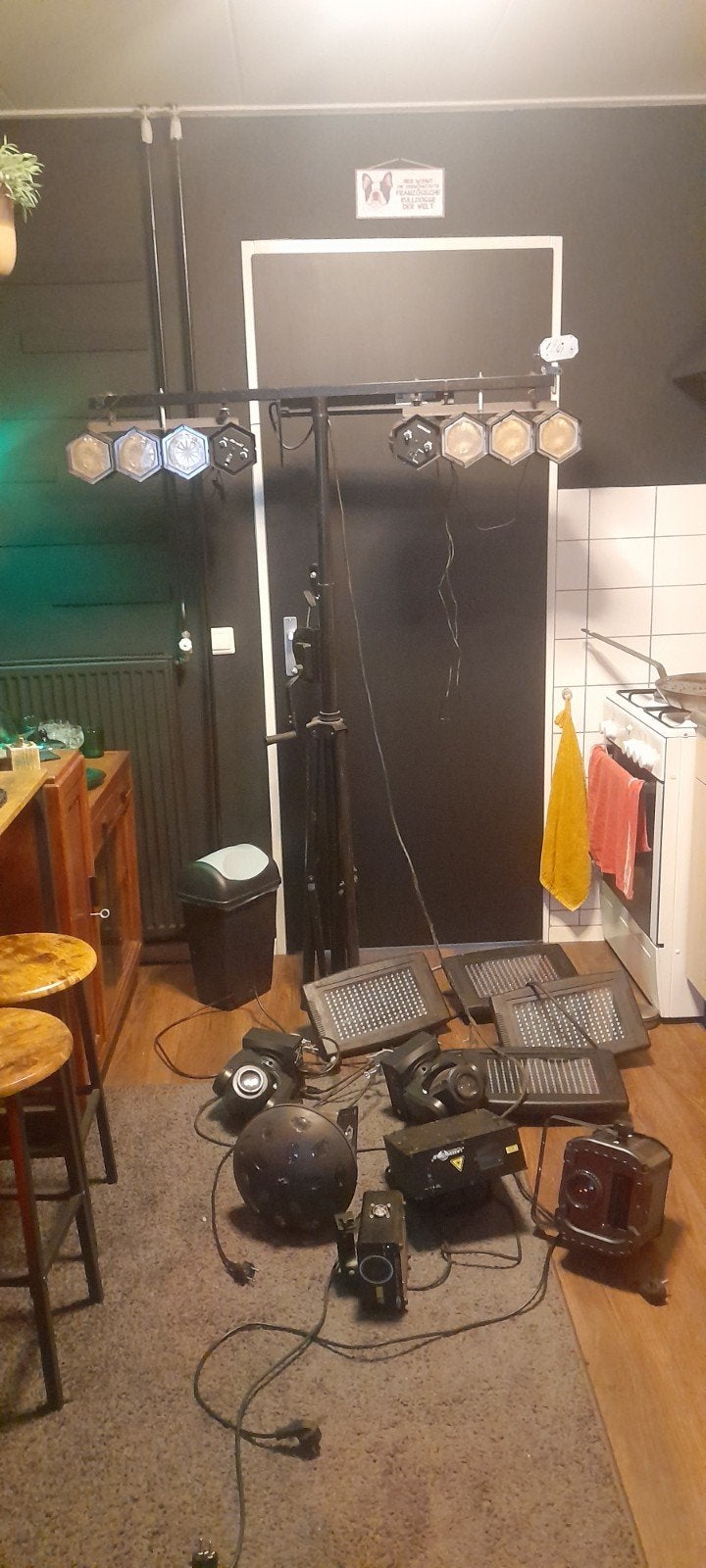 Complete Professionele Lichtshow / DJ Set (Merken), Ophalen of Verzenden, Gebruikt, Overige typen, Geluidgestuurd