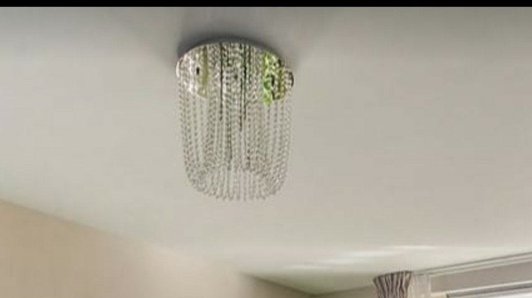 prachtig kristallen hang lamp, Ophalen of Verzenden