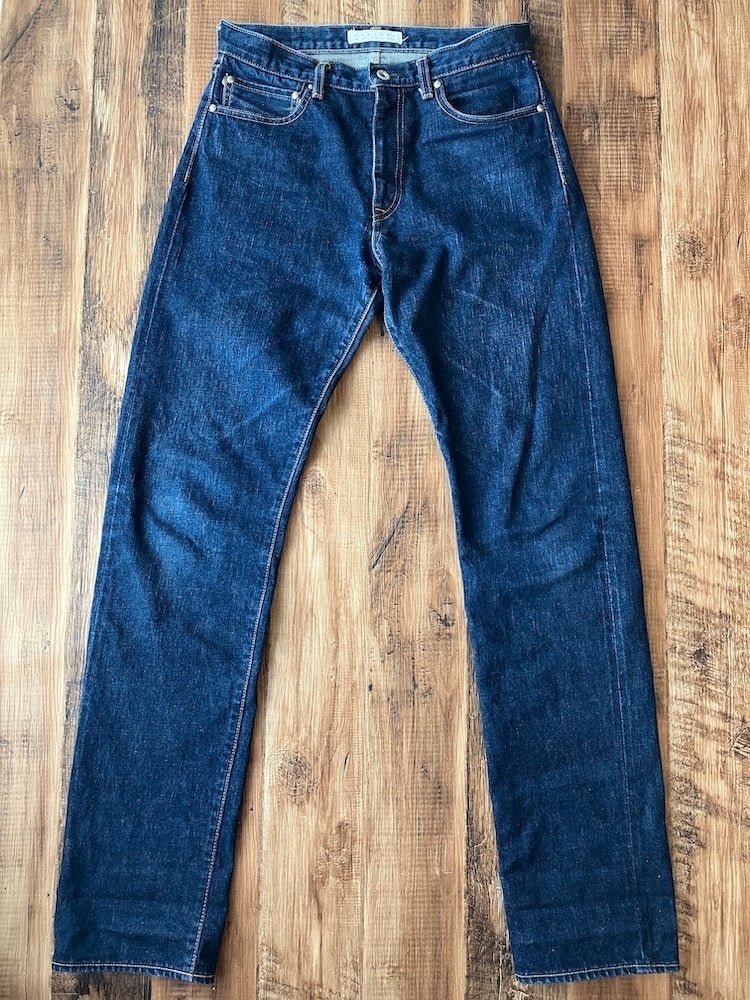 TEXTURE WE MADE by Japan Blue W31 x L34 Tapered Selvedge, Ophalen of Verzenden, Gedragen, Blauw, W32 (confectie 46) of kleiner