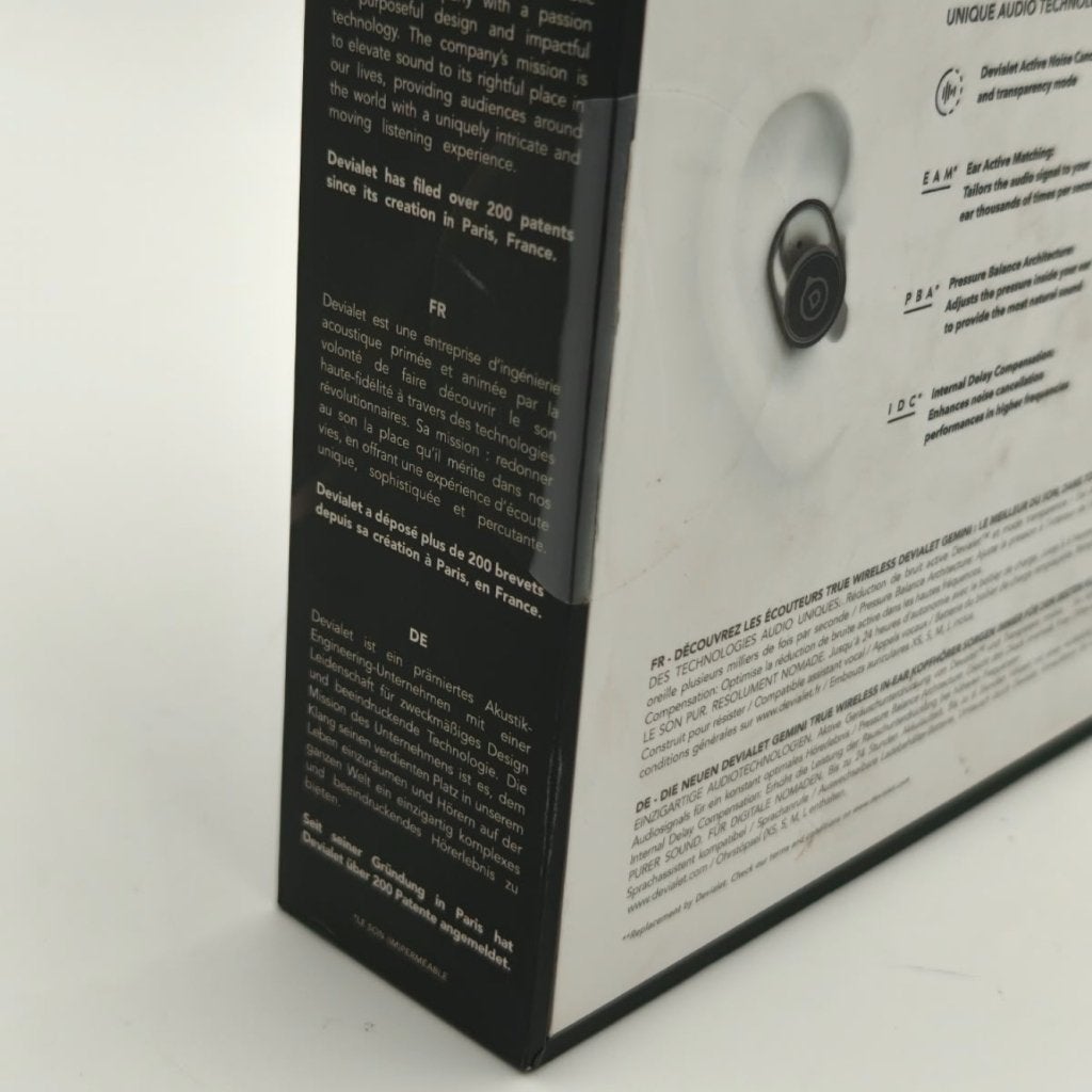 Devialet Gemini HiFi Draadloze oordopjes - Nieuw sealed, Flex Ltd., Zo goed als nieuw, https://flex.com/contact-us, Nobelstraat 10, 5807 GA Oostrum LB, Limburg, Nederland