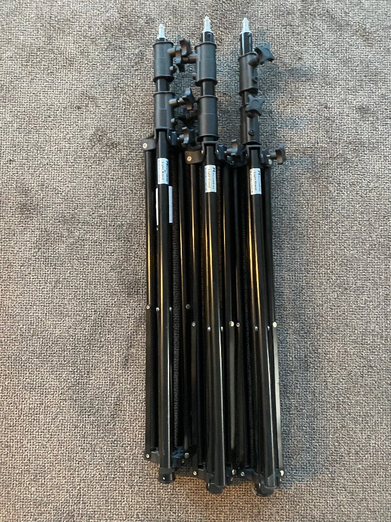 HEAVY DUTY tot aan LIGHT studio statieven (per stuk), Ophalen, Overige merken, Driepoot, Zo goed als nieuw