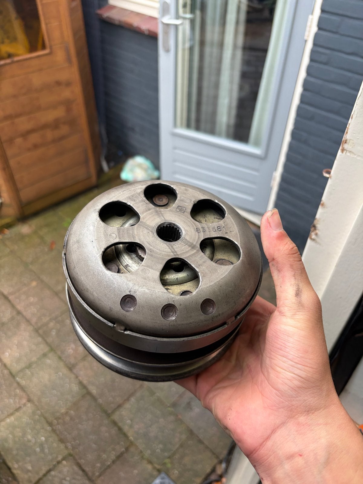 Piaggio 125/180cc Koppeling met Huis, Ophalen of Verzenden, Gebruikt, Overige typen, Piaggio
