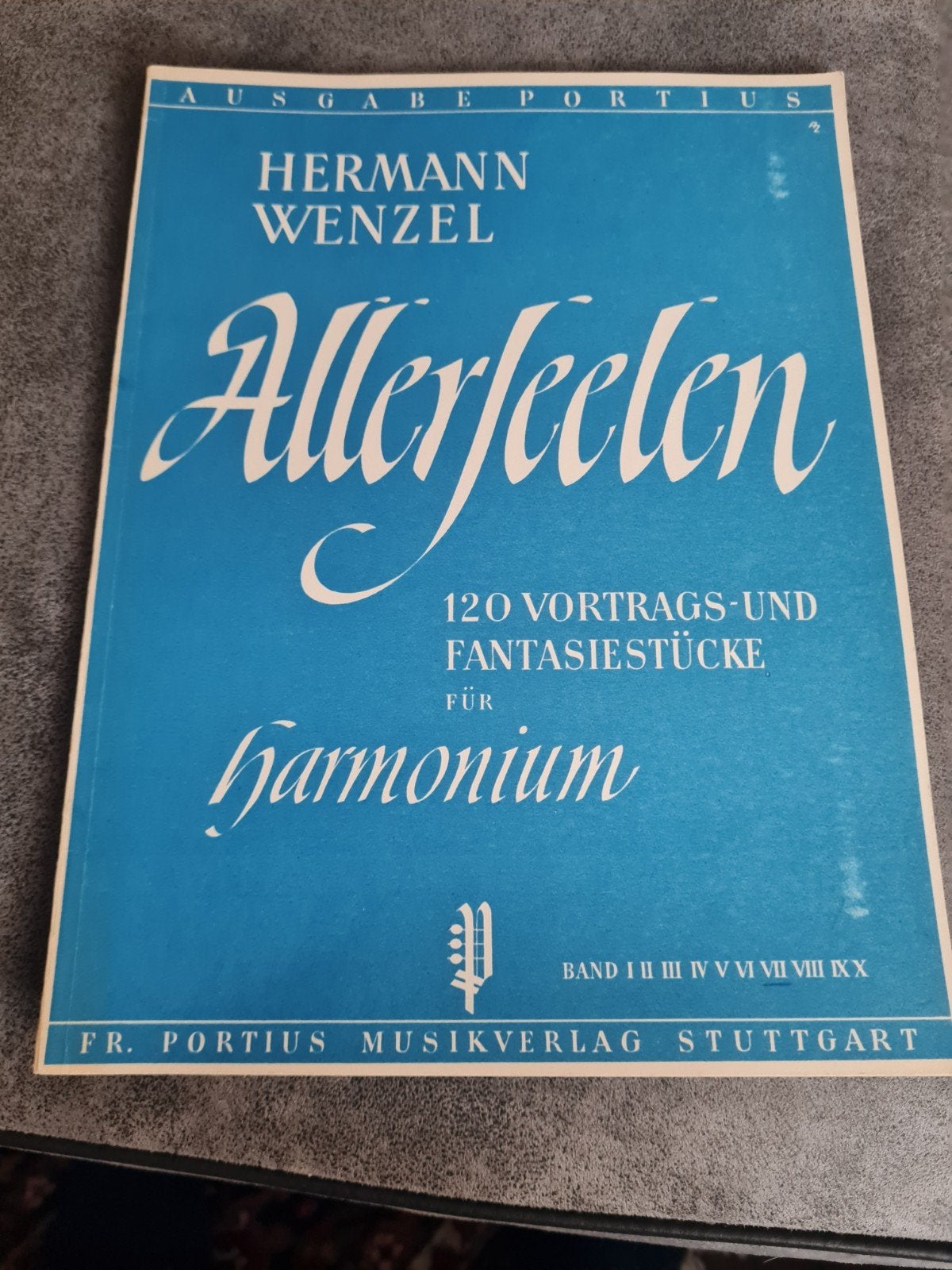 Hermann Wenzel - Allerseelen Harmonium Muziekboek, Ophalen of Verzenden
