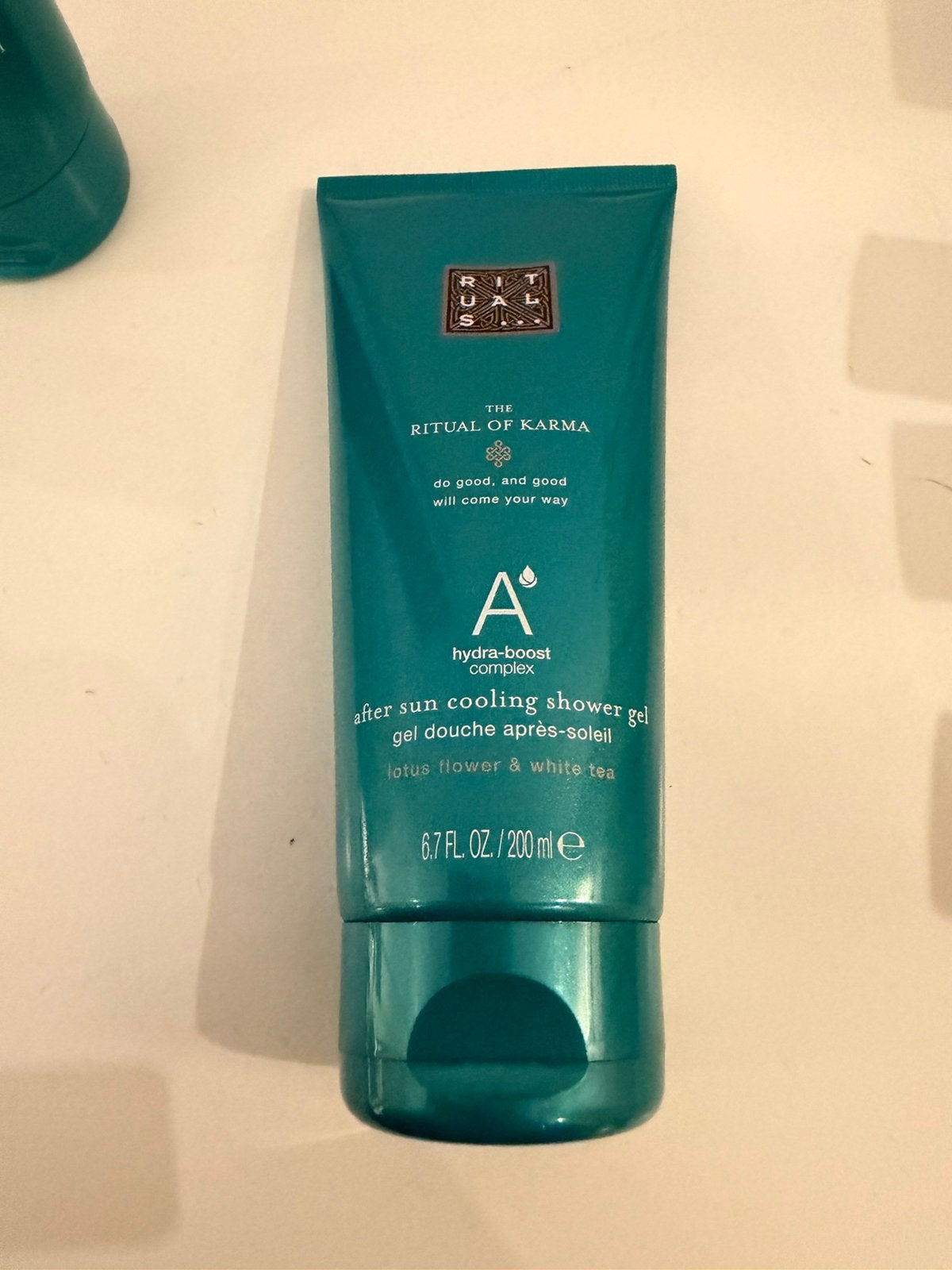 Rituals Karma after sun cooling shower gel 200ml, Ophalen of Verzenden, Nieuw, Bad & Douche