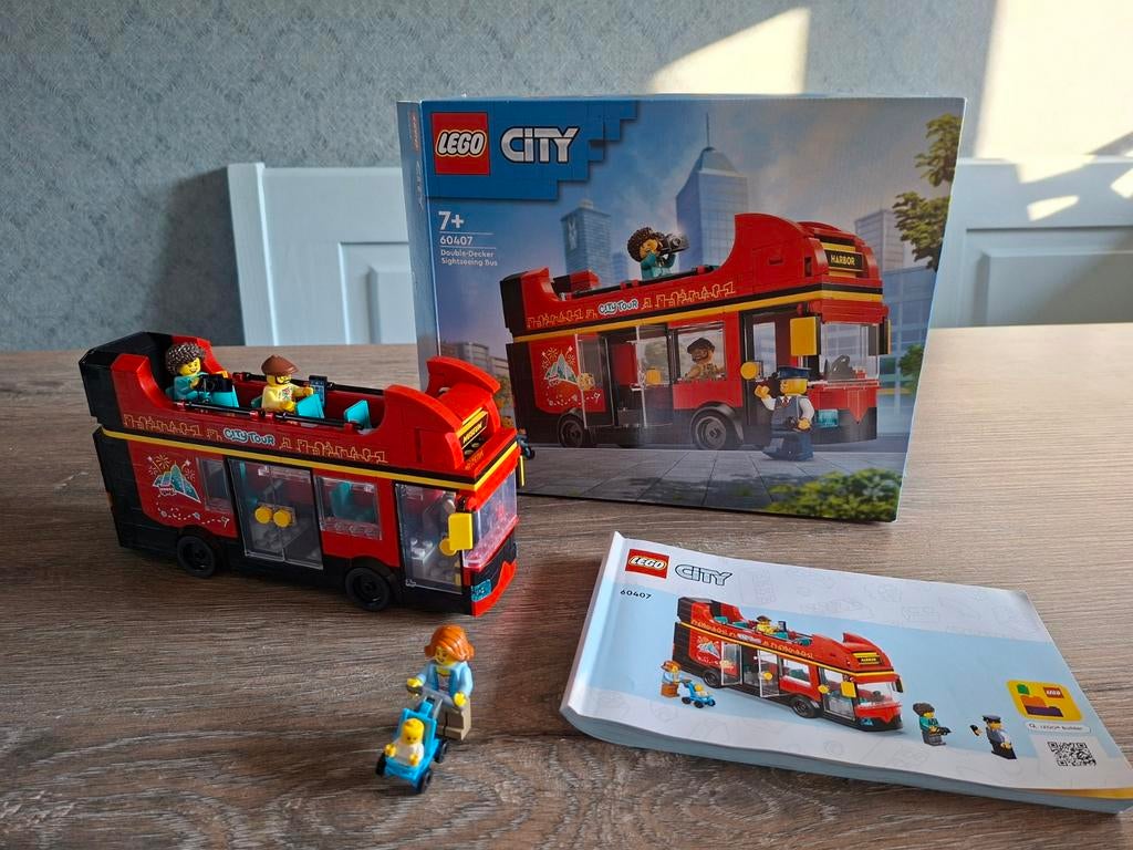 Lego City 60407 Dubbeldekker bus City tour, Ophalen of Verzenden, Zo goed als nieuw