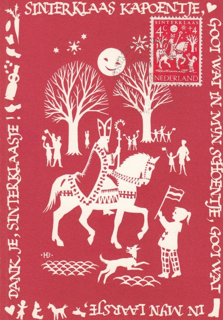 Set Maximumkaarten - 1961 - Kinderpostzegels - Folklore, Verzenden, 1960 tot 1980, Ongelopen, Feest(dag)