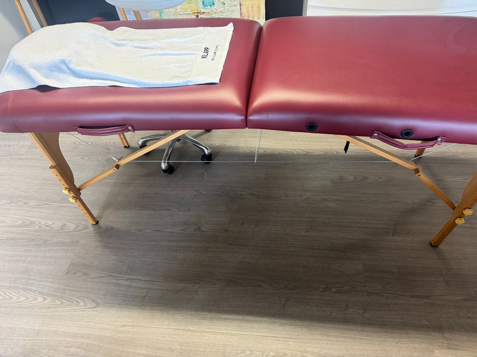 Massagetafel massagebank nooit gebruikt, Sport en Fitness, Massageproducten, Ophalen, Zo goed als nieuw