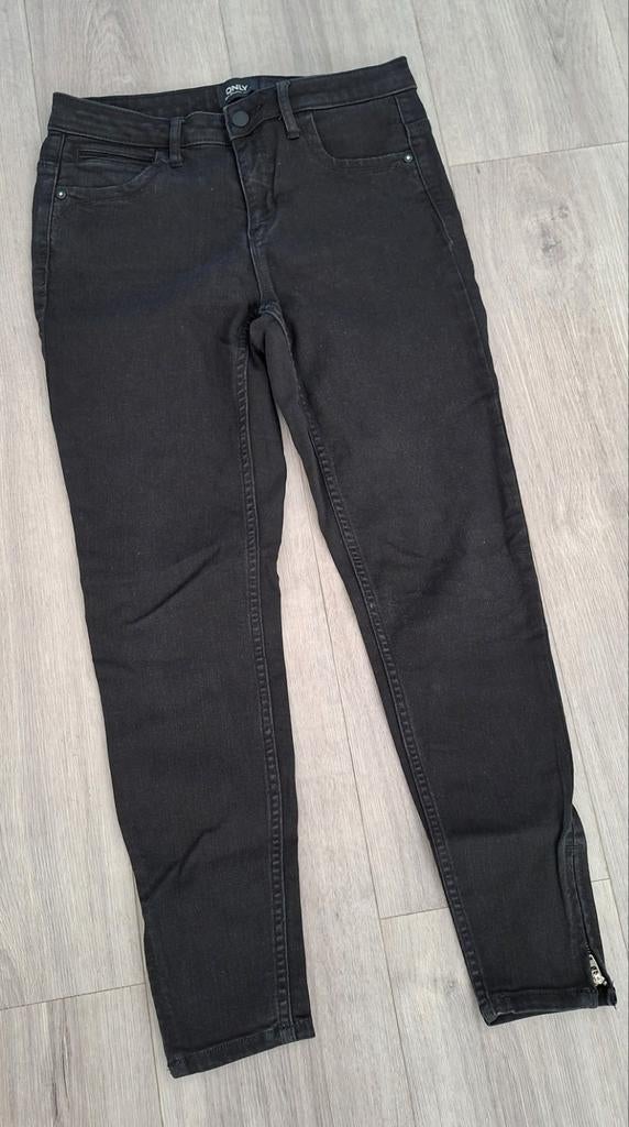 Zwarte only skinny jeans M, Ophalen of Verzenden, Zo goed als nieuw, Zwart, Lang