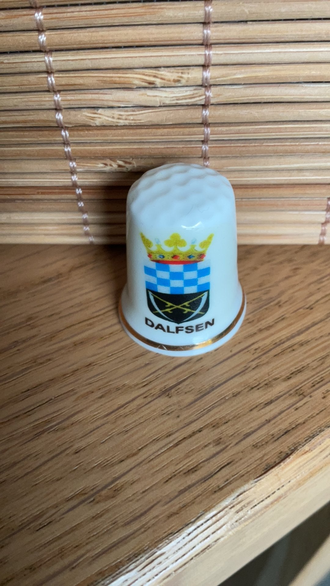 Dalfsen vingerhoed vingerhoedje vingerhoedjes vingerhoeden, Verzenden, Nieuw, Porselein, Nederland