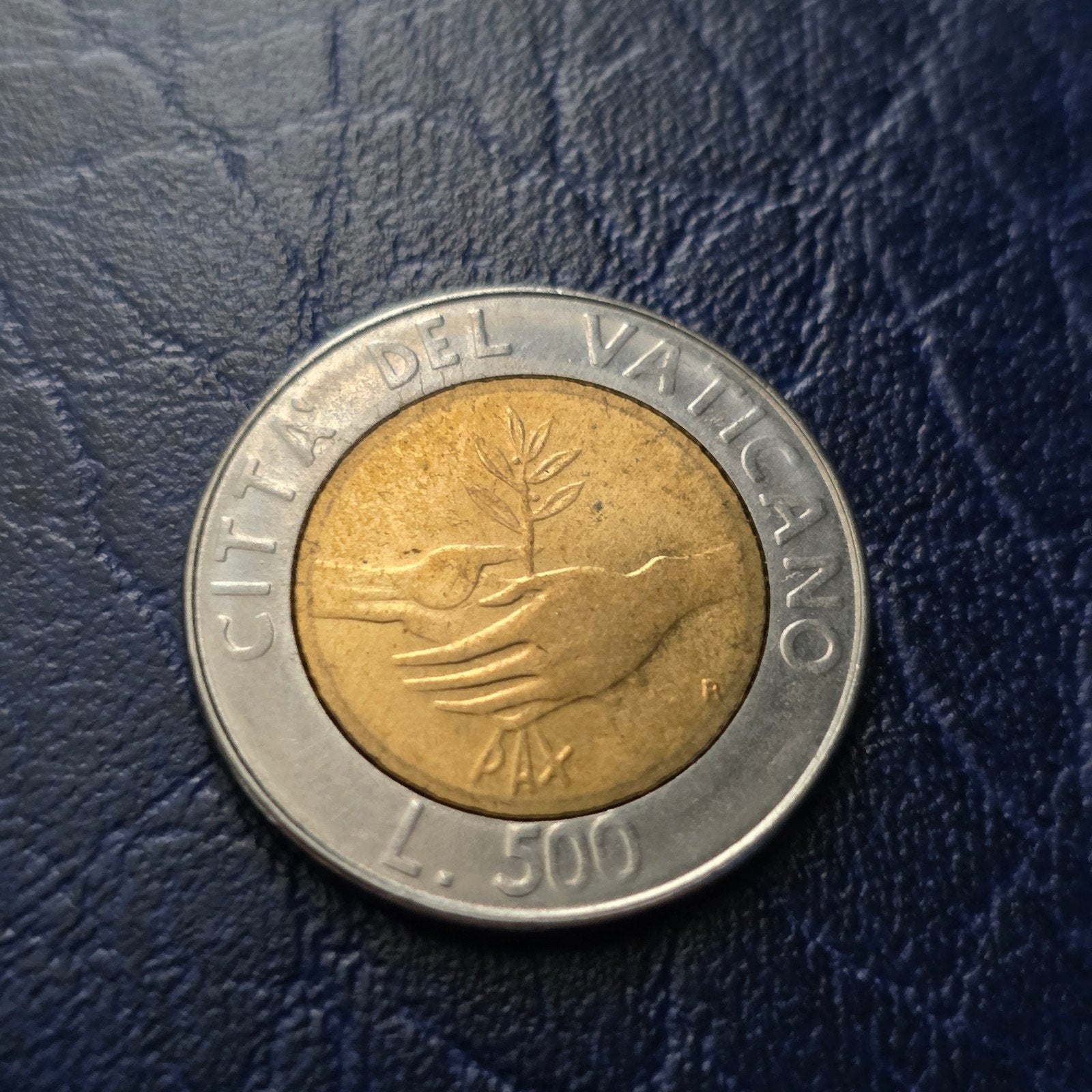 500 lire 1984 Vaticaan munt Johannes Paulus II, Ophalen of Verzenden, Overige landen, Losse munt