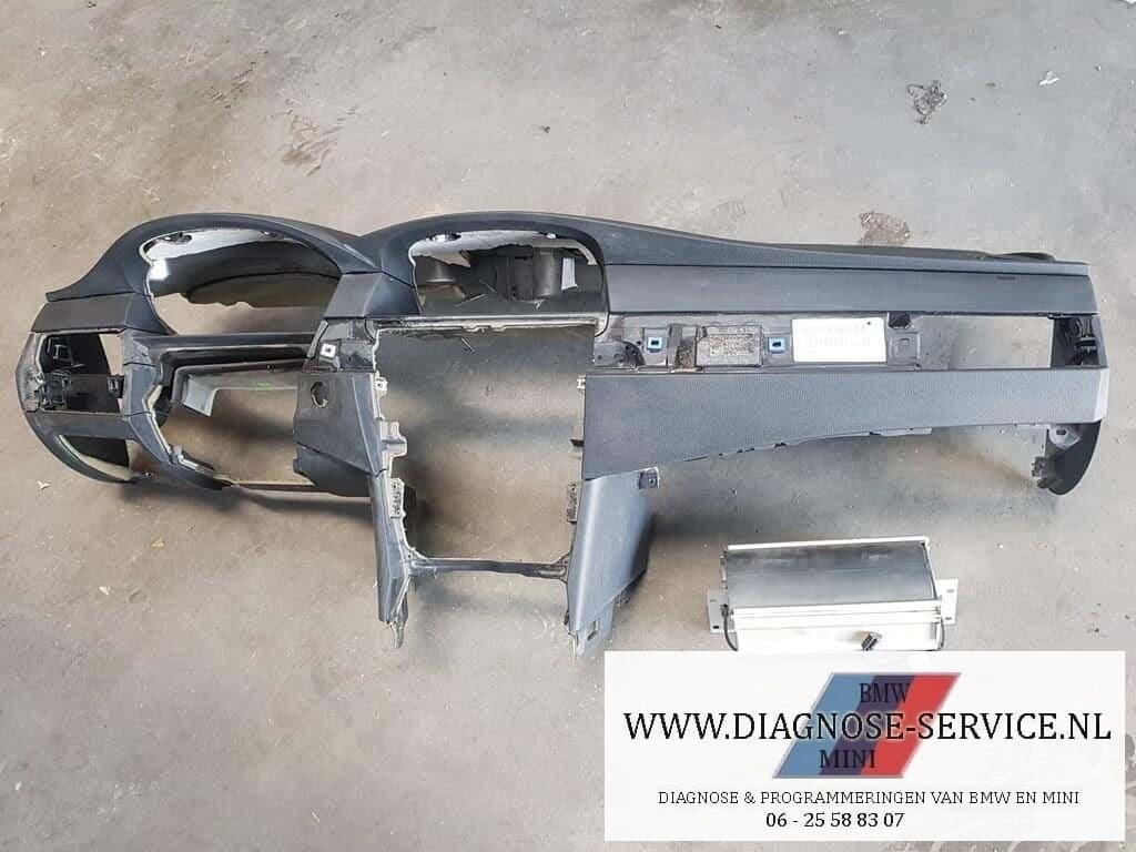 BMW E60 E61 dashboard met startknop 2007 LCI airbag 6976405, Gebruikt, -, -, Ophalen of Verzenden