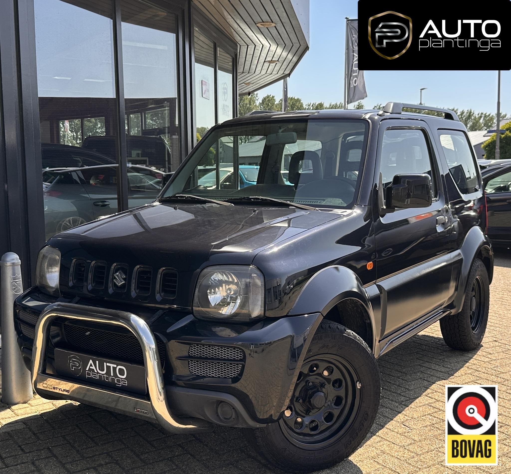 Suzuki Jimny 1.3 JLX | 4WD | ZEER NETTE STAAT | NL AUTO | Af, Auto's, Euro 5, 4 stoelen, Zwart, Bedrijf