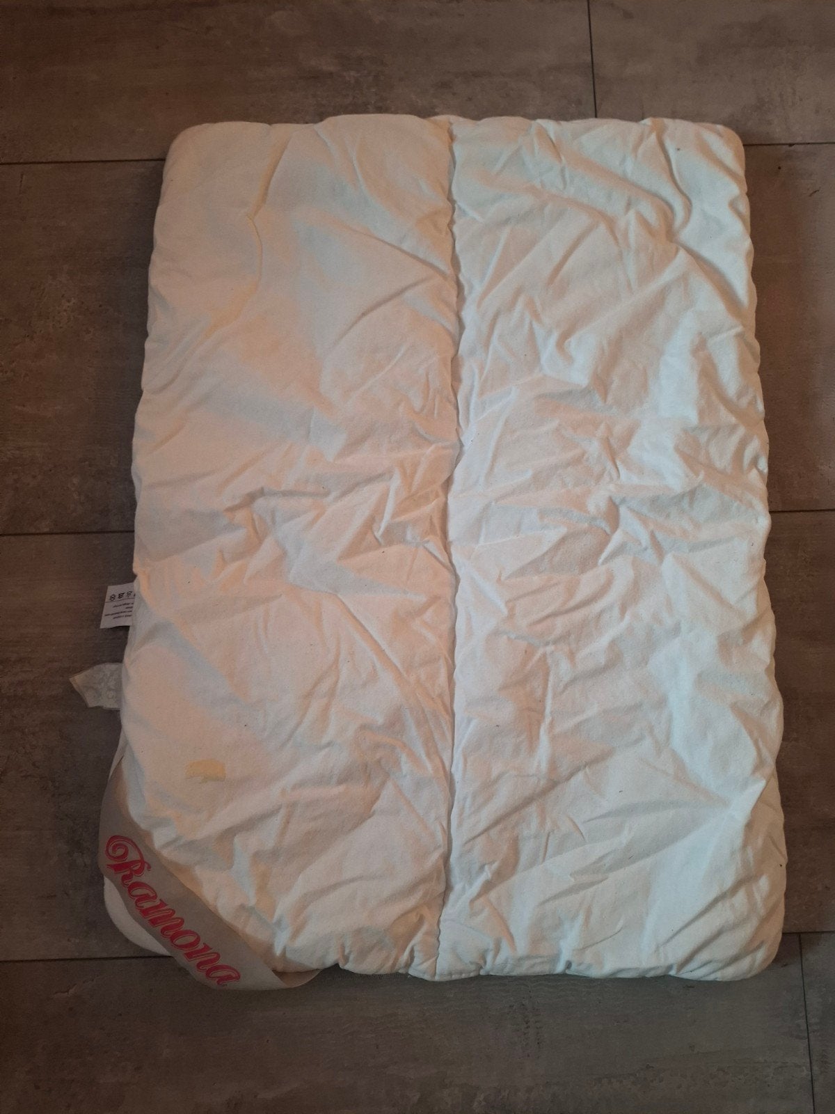 Baby dekbedje 60x75 cm, Jongetje of Meisje, Wit, Ophalen of Verzenden, Deken of Dekbed