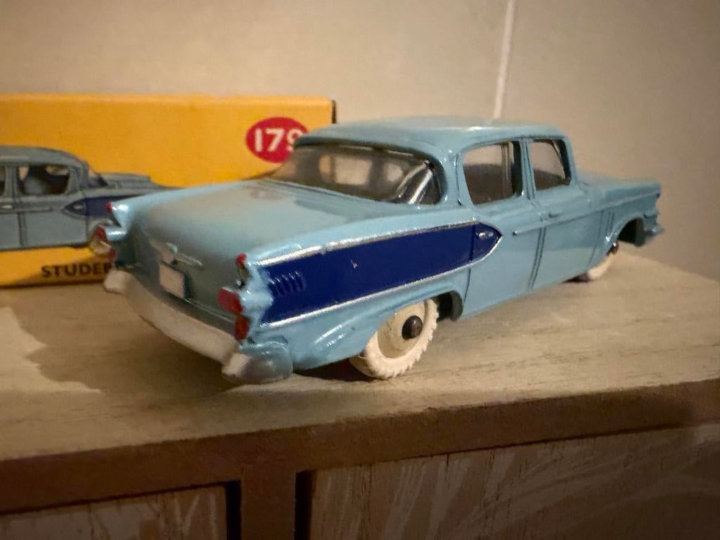 Dinky Toys Studebaker President - Als nieuw in doos, G, Dinky Toys, Ophalen of Verzenden, Zo goed als nieuw