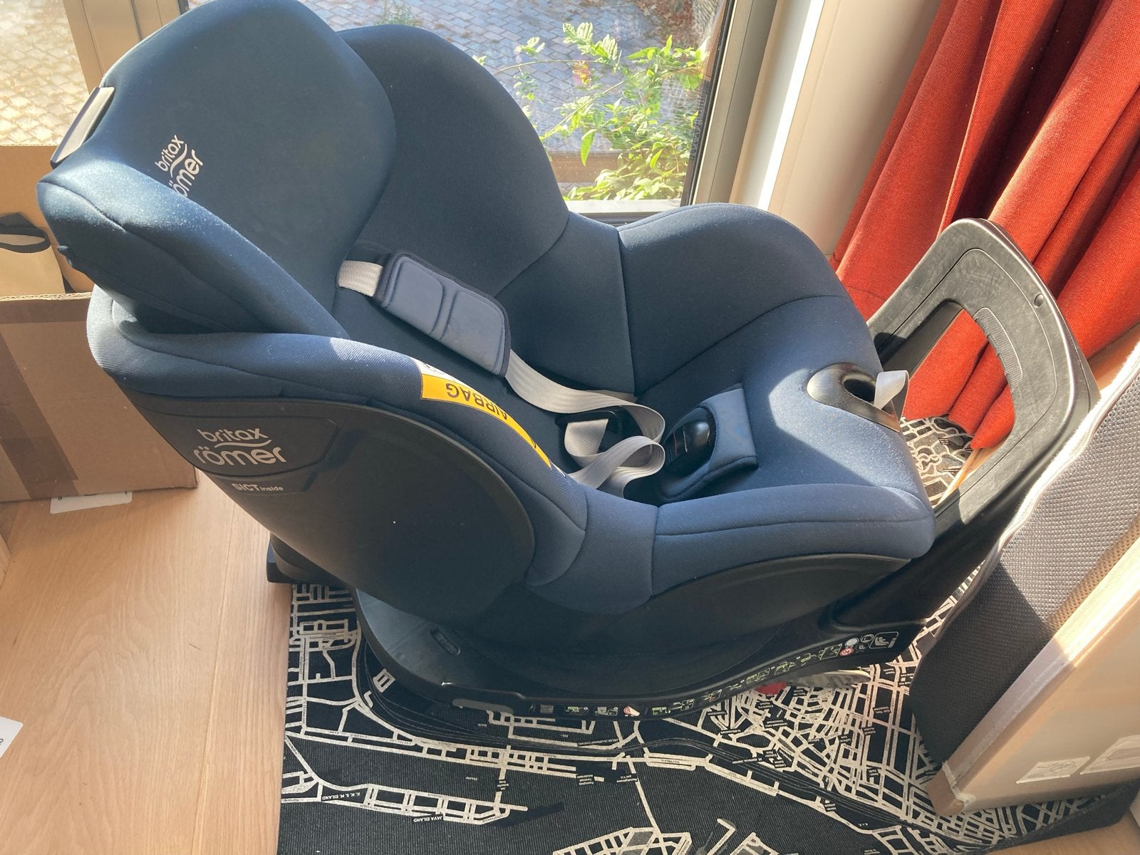 Britax Römer autostoel, draaibaar, Isofix, 0-18 kg, Kinderen en Baby's, Autostoeltjes, Ophalen, Romer, Gebruikt, 0 t/m 18 kg