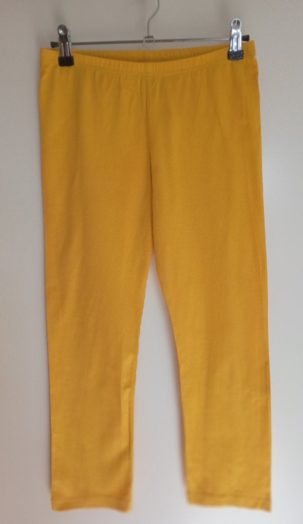 Gele legging, maat XS, Maat 36/38 (S), Verzenden, Geel, Zo goed als nieuw