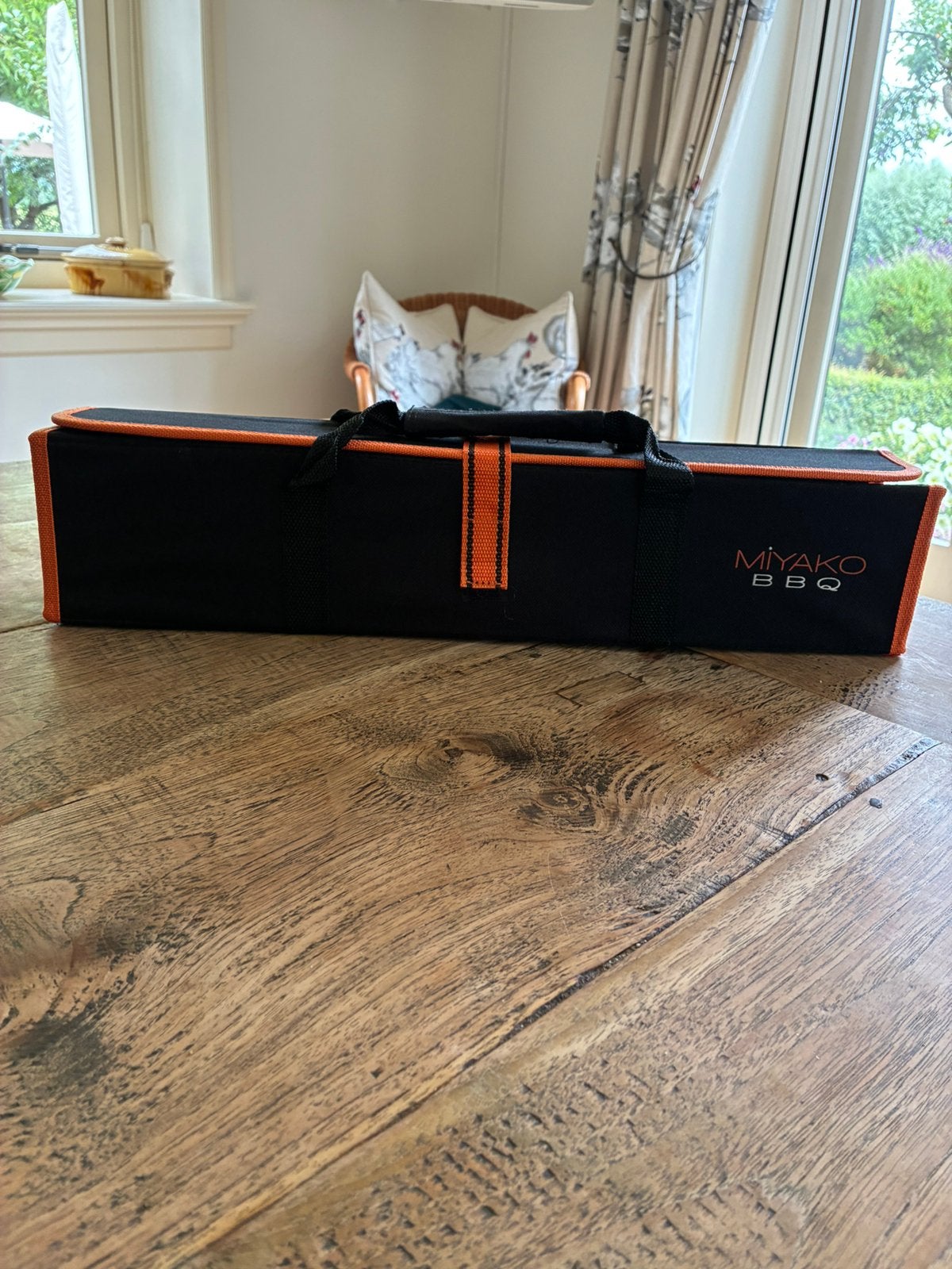 Miyako Luxe rvs BBQ Set in mooie opvouwbare tas, Ophalen of Verzenden, Nieuw