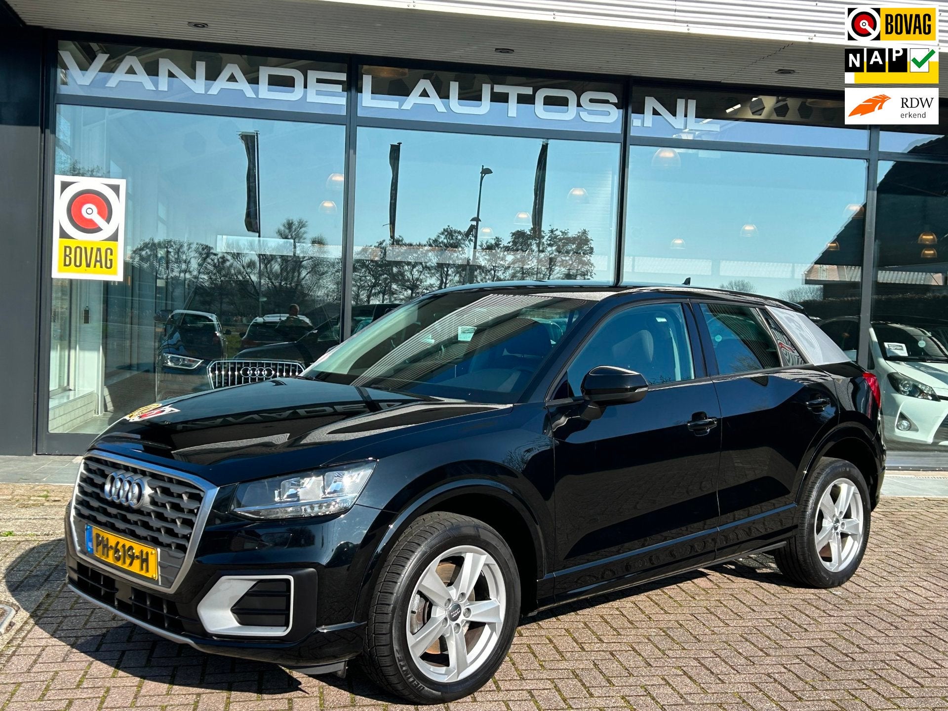 Audi Q2 1.4 TFSI CoD Sport Aut. 1e Eig! Navi Park.Sens Clima, Stof, Gebruikt, 4 cilinders, 150 pk