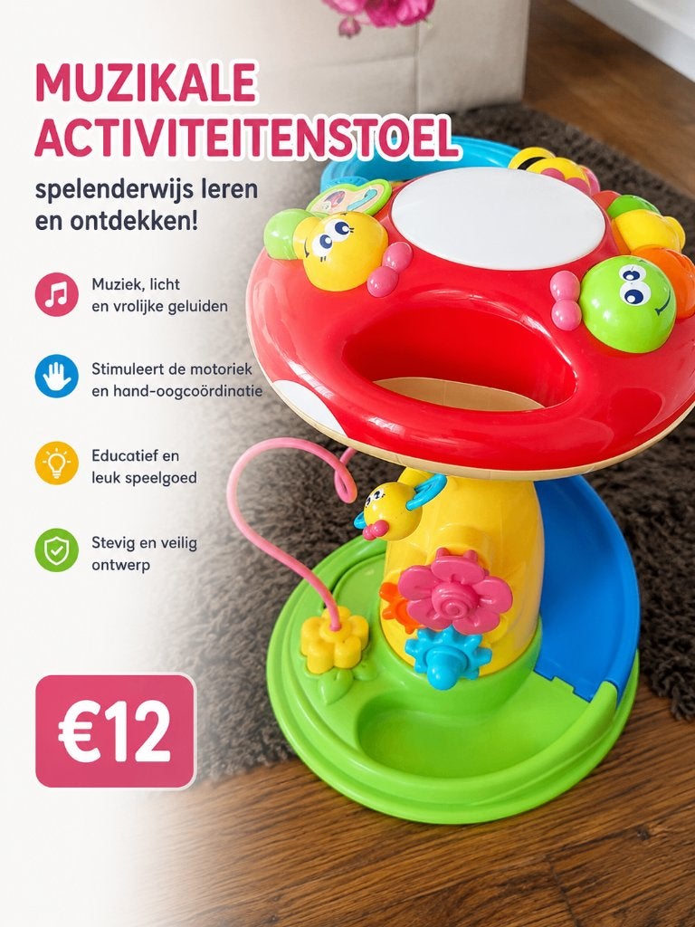 Muzikale activiteitentafel voor baby's, Ophalen of Verzenden, Zo goed als nieuw, Overige typen
