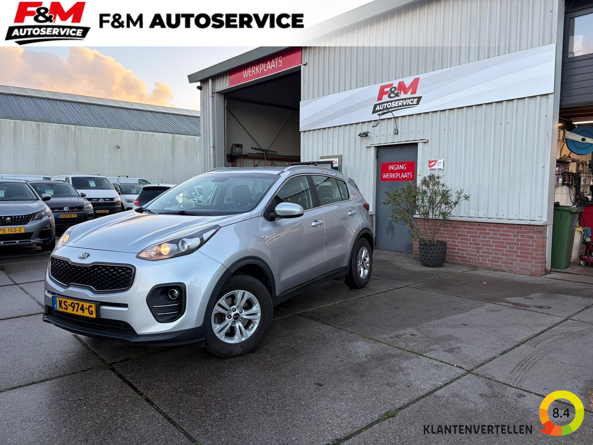 Kia Sportage 1.6 GDI ComfortLine Airco, cruise, camera, trek, Voorwielaandrijving, Stof, Gebruikt, 4 cilinders