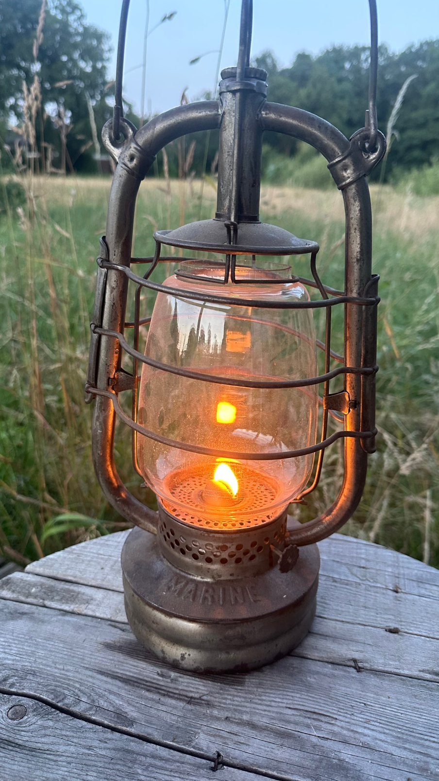 Antieke ALG No. 1 "Marine" stormlamp /stormlantaarn Jaren 20, Ophalen of Verzenden