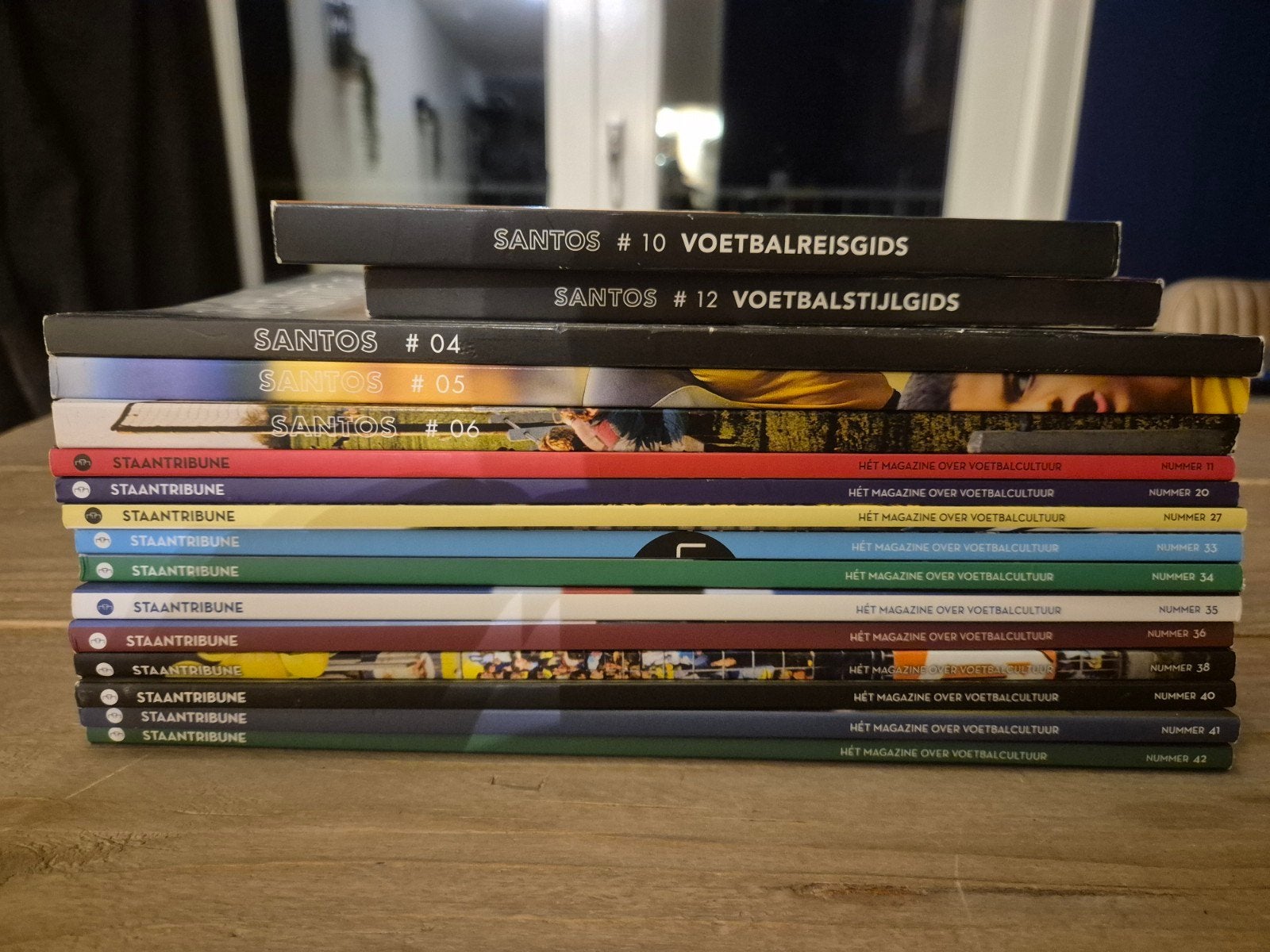 Voetbaltijdschriften: Staantribune & Santos (17 stuks), Ophalen of Verzenden, Zo goed als nieuw, Sport en Vrije tijd