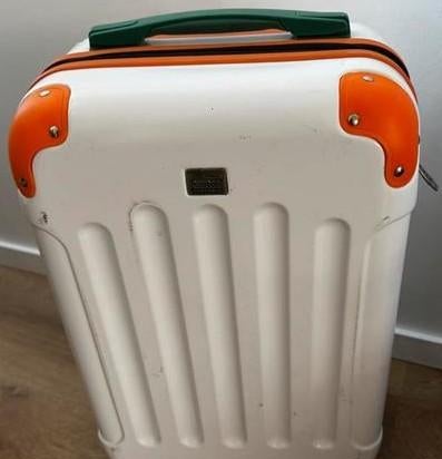 Nieuwe koffer Nationale Postcodeloterij, Wieltjes, Hard kunststof, Nieuw, Minder dan 50 cm